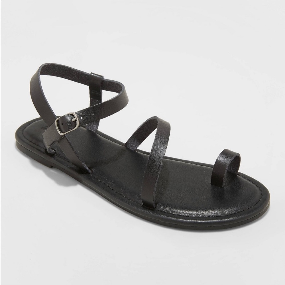 NEW Size 8 Naked Ankle Strap Sandals